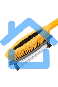 Щетка сметка со скребком, телескоп, поворотная голова, водосгон 950-1320 мм Denzel