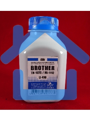 Тонер Brother TN 1075/1070/1060/1050/1040/1030/1020/1010/1000 HL-1112/1110/1111/1118 (фл,40г) B&W Light фас. Россия