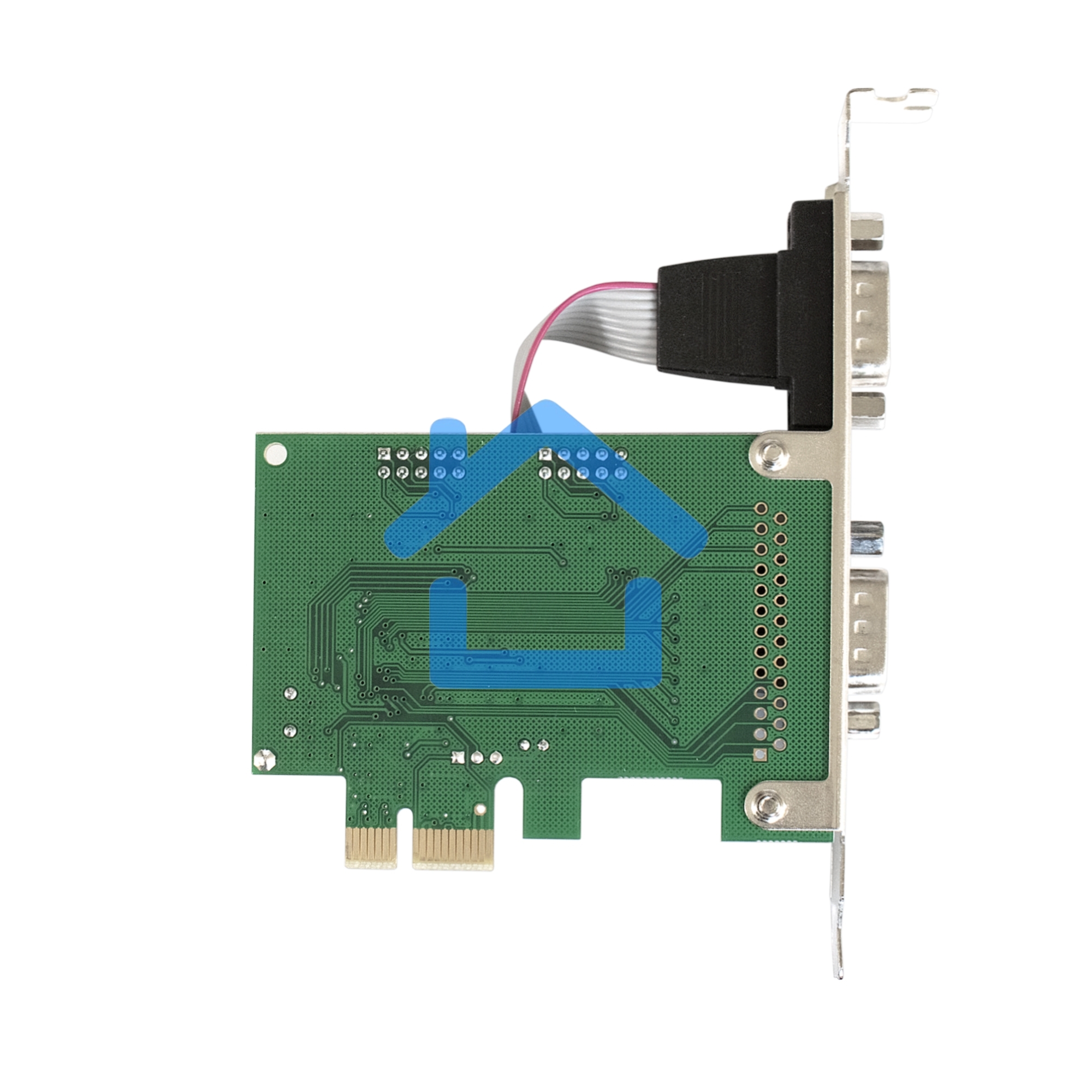Контроллер ExeGate EXE-307 PCI-E, 2*COM port (OEM)