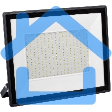 Прожектор светодиодный СДО 06-200 6500К IP65 черный ИЭК LPDO601-200-65-K02