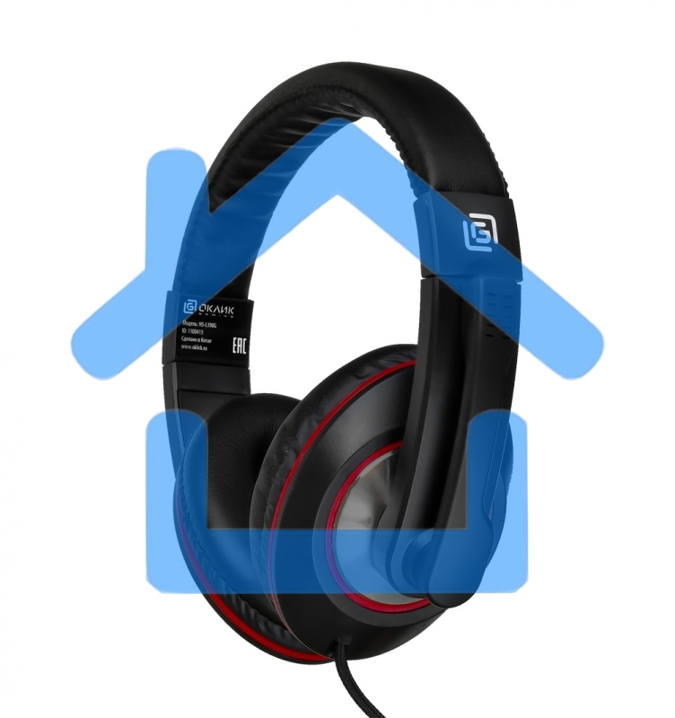 Гарнитура Oklick HS-L390G DRAGON black/red 1.8m (JD-728S)