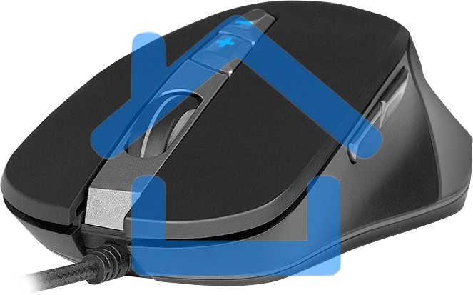 Мышь проводная SVEN RX-G970 черный, 4000 dpi, USB, кнопки - 7