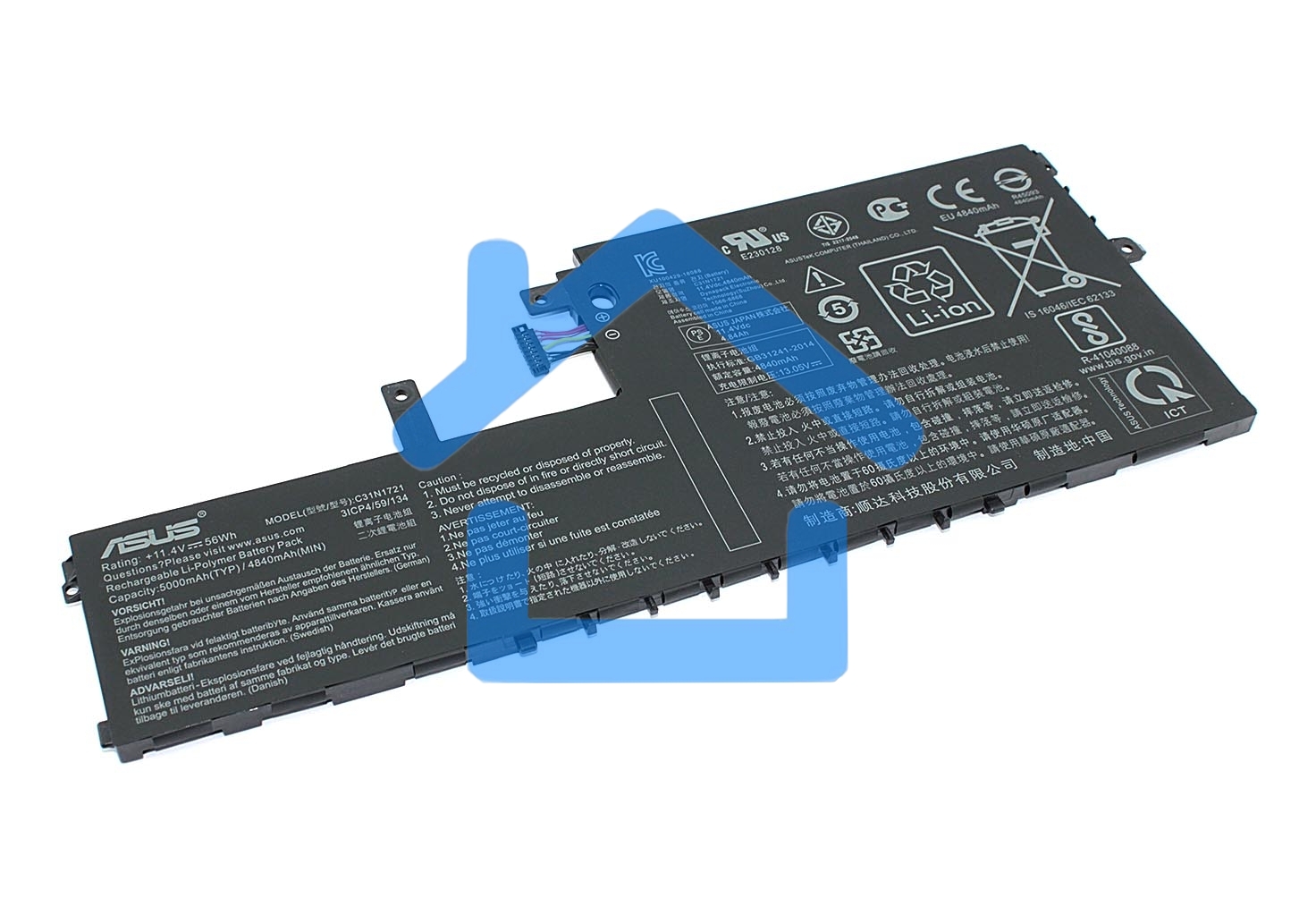 Аккумуляторная батарея для ноутбукa Asus E406MA11.4V/13.05V 4840mAh Orig
