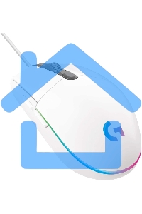 Мышь проводная Logitech G102 LIGHTSYNC белый, 8000 dpi, USB, кнопки - 6