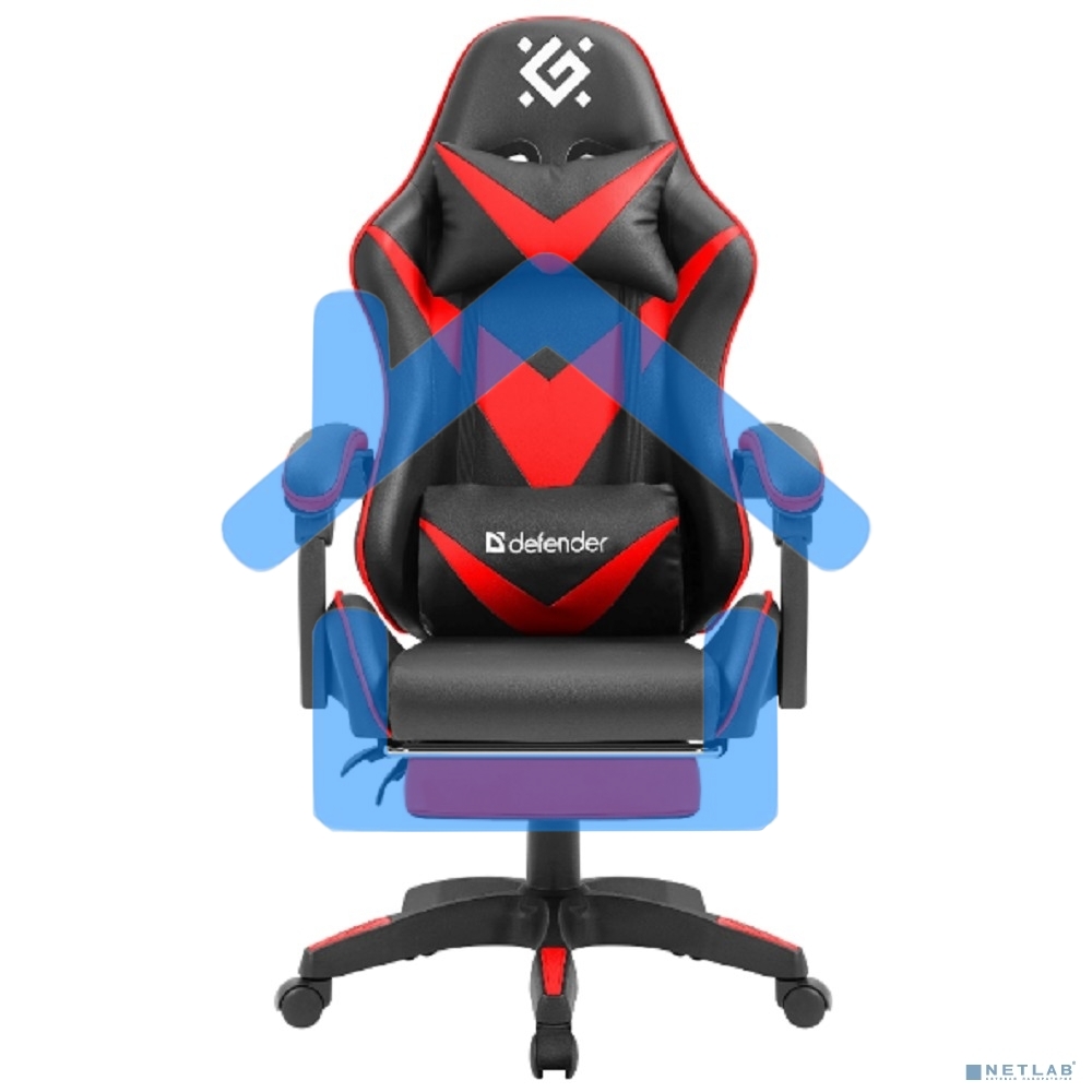 Кресло игровое Defender MINION BLACK/RED