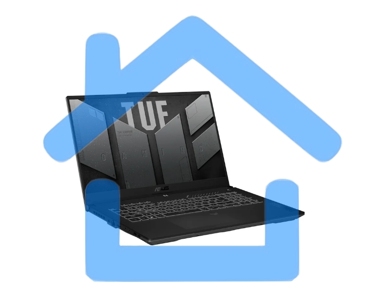 Ноутбук ASUS TUF F17 FX707VUR-HX225 серый 90NR0CS5-M00E30 17.3