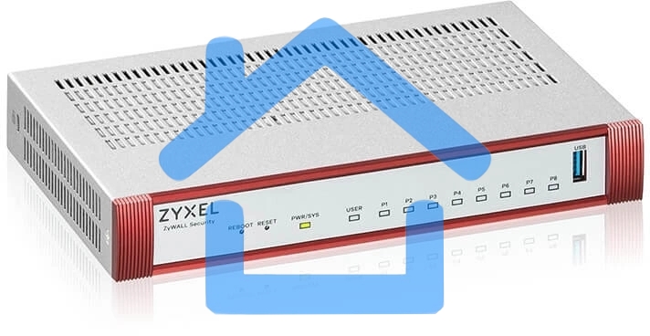 Межсетевой экран Zyxel USG FLEX 100H, 8xRJ-45: 1G (LAN/WAN), 1xUSB3.0 **