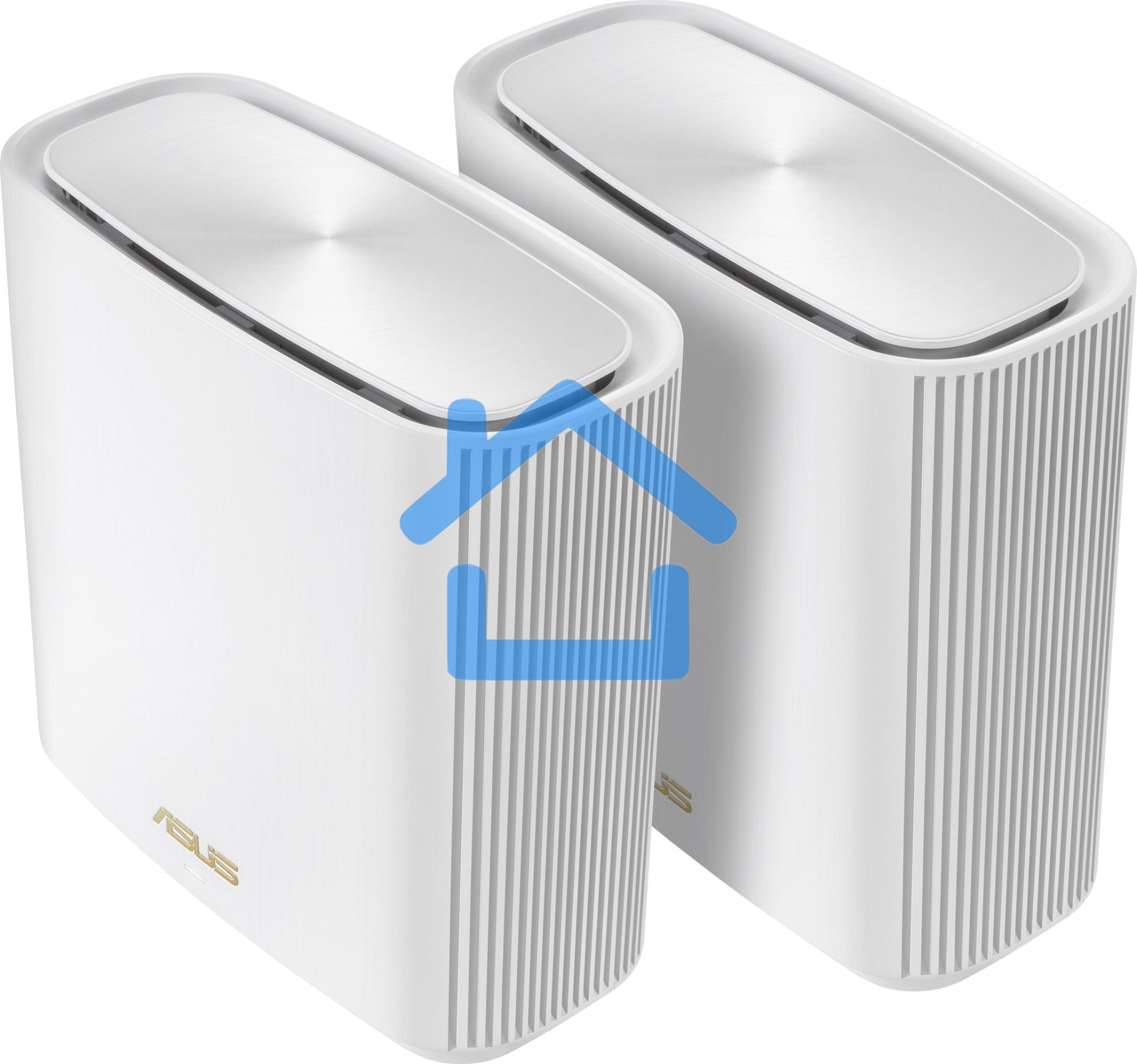 Бесшовный Mesh роутер Asus ZenWiFi XT9 (W-2-PK) AX7800 2.5GE/USB3.0 белый (упак.:2шт)