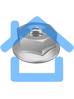 Гайка М6 с насечкой GS6 КМ LO0685