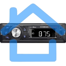 Автомагнитола Soundmax SM-CCR3062B 1DIN 4x45Вт (SM-CCR3062B черный\B)