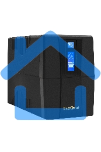 Источник бесперебойного питания ExeGate SpecialPro Smart LLB-1000.LCD.AVR.2SH.RJ.USB 1000VA/550W, LCD, AVR, 2*Schuko,RJ45/11,USB, черный
