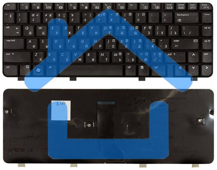 Клавиатура для ноутбука HP Pavilion DV4-1000 черная