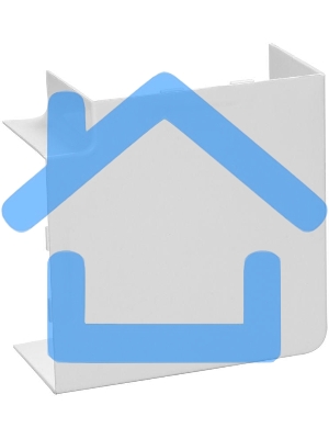 Поворот на 90 град. КМП 20х10 ЭЛЕКОР (уп.4шт) IEK CKMP10D-P-020-010-K01