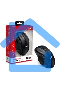 Мышь беспроводная Genius Ergo 8200S черный, 1200 dpi, радиоканал, USB, кнопки - 5