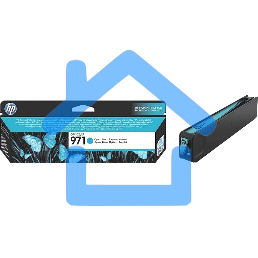 Картридж струйный HP 971 CN622AE голубой для HP OJ Pro X476dw/X576dw/X451dw/X551dw (2500стр.)