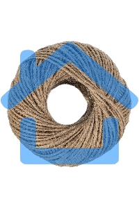 Шпагат джутовый Сибртех 93877 1,5 мм, L 90 м, 4-ниточный, Россия
