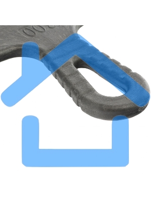 Шпатель фасадный Сибртех из нержавеющей стали, 350 мм, пластмассовая ручка 85446