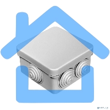 Рувинил 67030 Тусо.Коробка расп. для о/п, 70х70х40мм, 7вводов, IP55 (св.-серая)