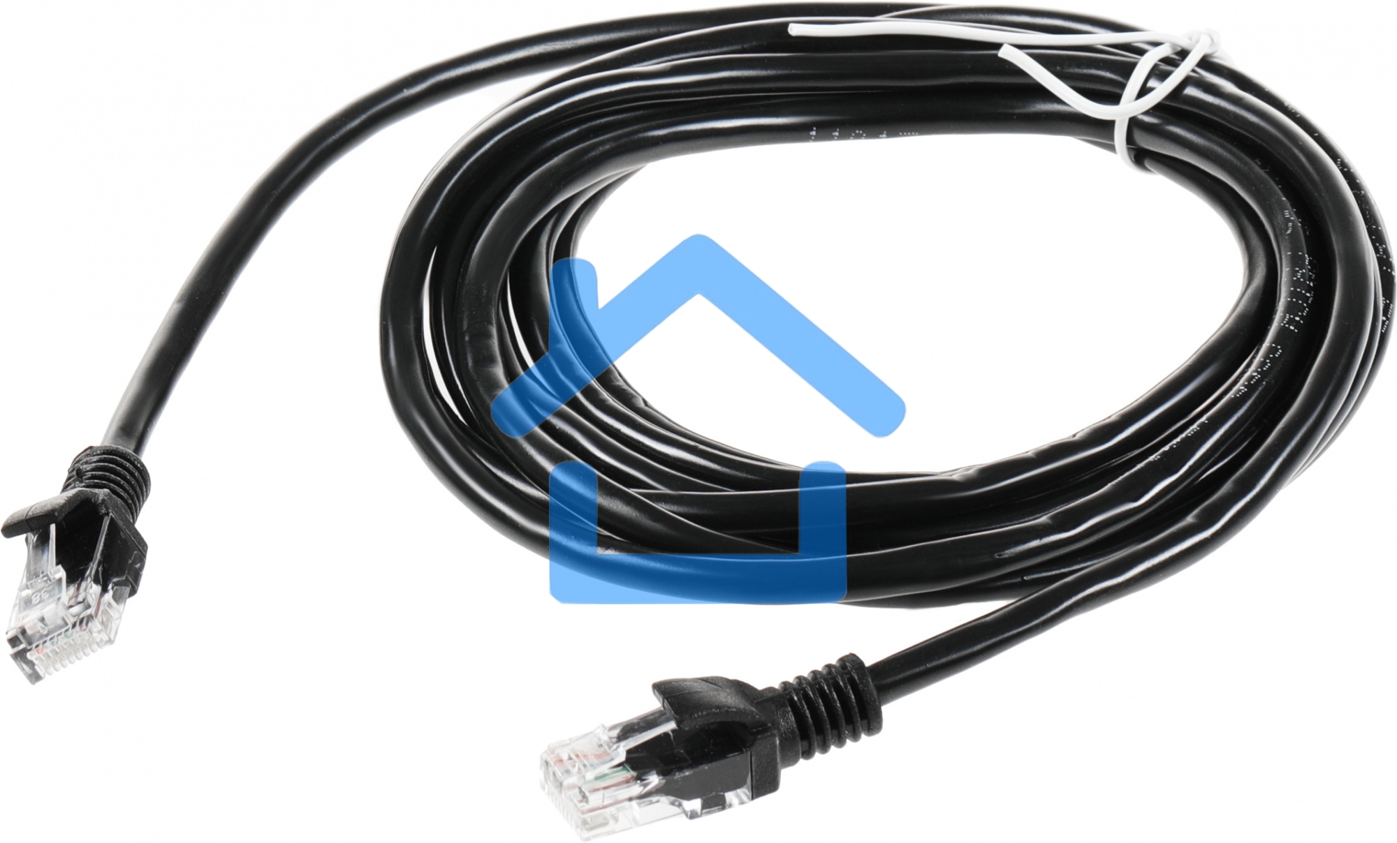 Патч-корд UTP Cablexpert PP12-3M/BK 5e, 3м, литой, многожильный черный