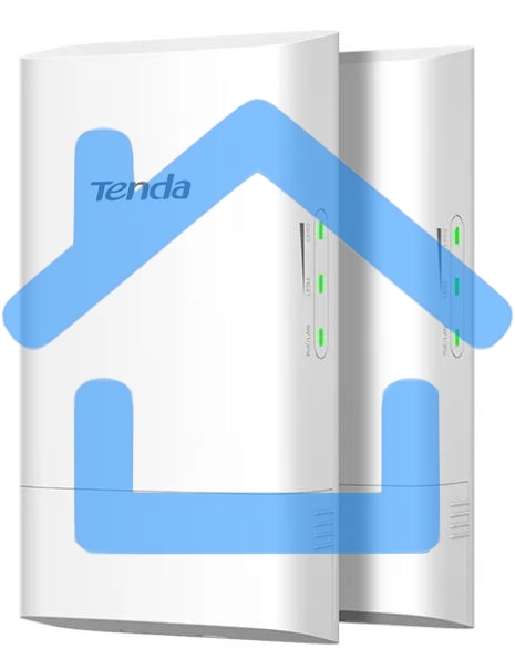 Tenda O1-5G Наружная точка доступа, 5 ГГц, до 867 Мбит/с, внутренняя антенна 1x9dBi, IP65, PoE, LAN 1x100 Мбит/с