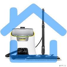 Пароочиститель напольный Karcher SC 4 Deluxe Iron EasyFix 2200Вт белый