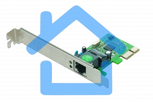 Сетевой адаптер Ethernet Gembird NIC-GX1 1000/100/10, PCI-express, чипсет RTL8111C