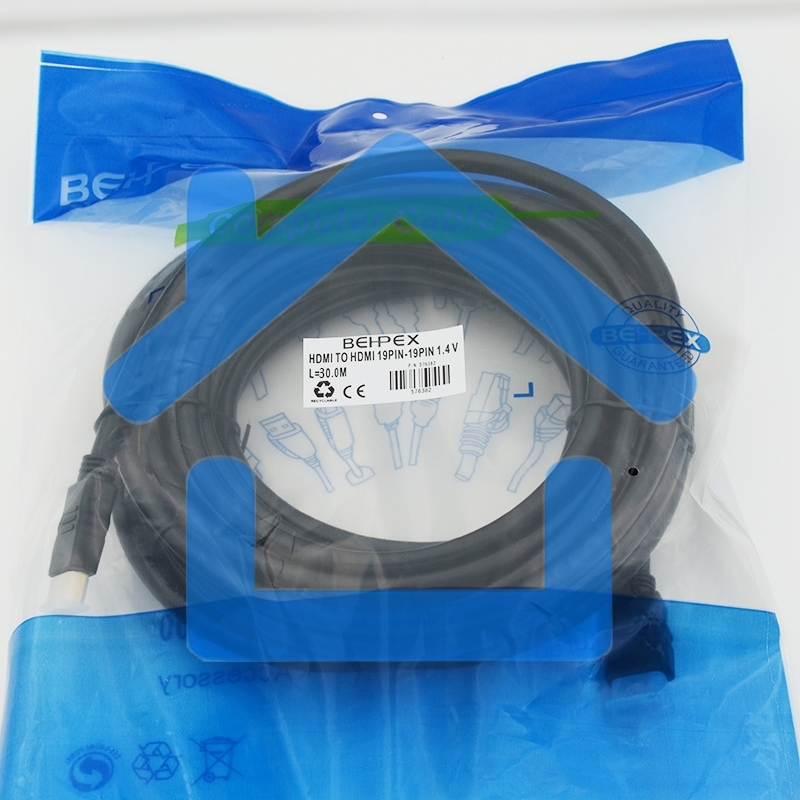 Кабель аудио-видео HDMI (m)/HDMI (m) 20м. черный