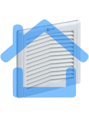 Решетка вентиляционная с фильтром 124x124мм IP54 PROxima EKF EXF52