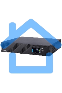 Источник бесперебойного питания Powercom Smart King Pro+ SPR-1000 LCD 800Вт 1000ВА черный