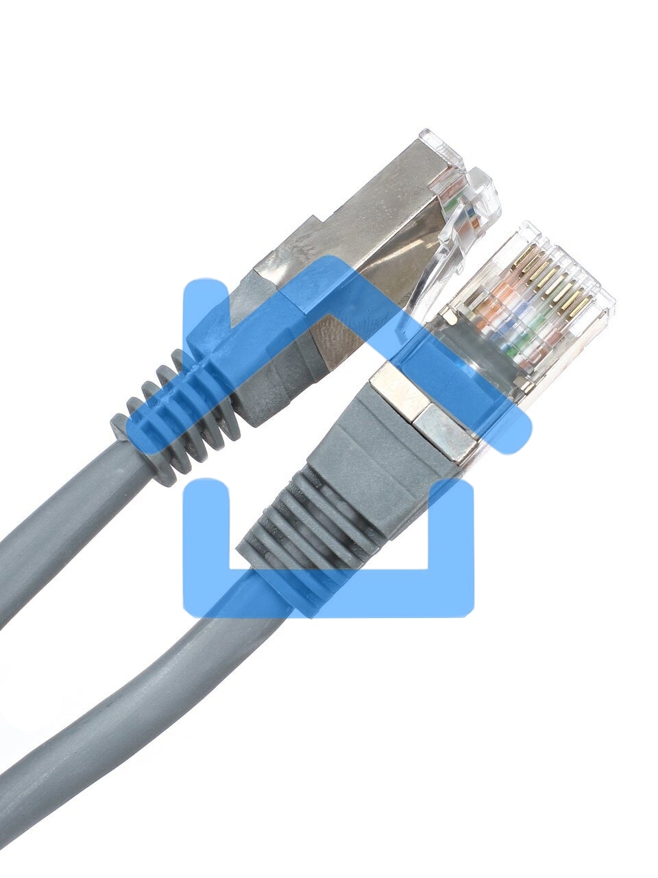Патч-корд 1.0м, FTP Cat. 5E, Telecom NA102-FTP-C5E-1M