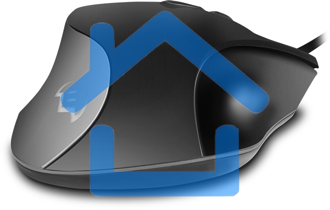 Мышь проводная SVEN RX-G970 черный, 4000 dpi, USB, кнопки - 7