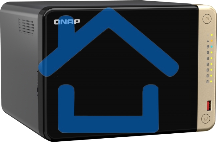 Сетевое хранилище NAS Qnap Original TS-664-8G 6-bay настольный Celeron N5095