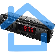 Автомагнитола Soundmax SM-CCR3169B 1DIN 4x40Вт (SM-CCR3169B черный)