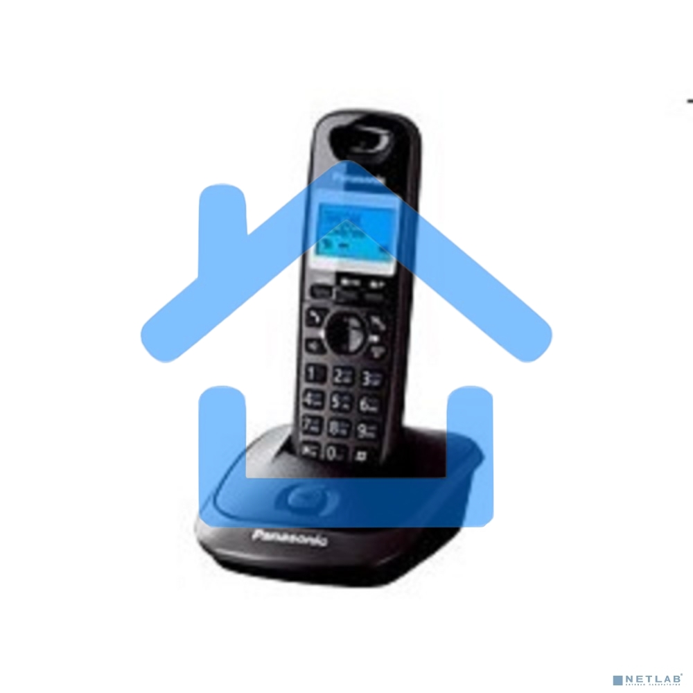 Телефон беспроводной (DECT) Panasonic KX-TG2511RUT (титан) АОН, Caller ID,спикерфон на трубке,переход в Эко режим одним нажатием