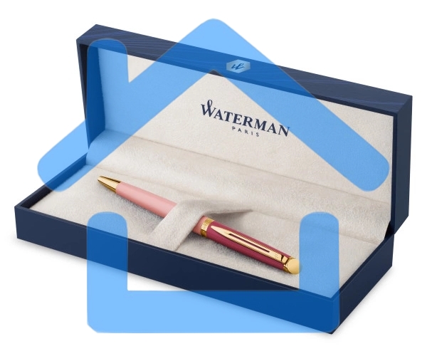 Ручка шариковая Waterman Hemisphere Colour Blocking (2179899) Pink GT M, синие чернила, подарочная коробка