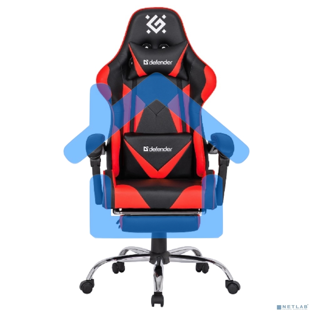 Кресло игровое Defender PILOT RED/BLACK