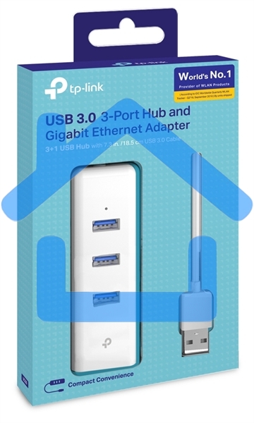 Сетевой адаптер Gigabit Ethernet TP-Link UE330 USB 3.0