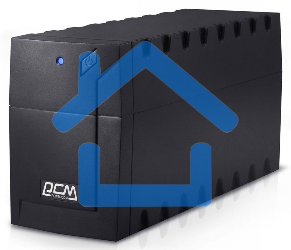 Источник бесперебойного питания Powercom Raptor RPT-1000A EURO 600Вт 1000ВА черный