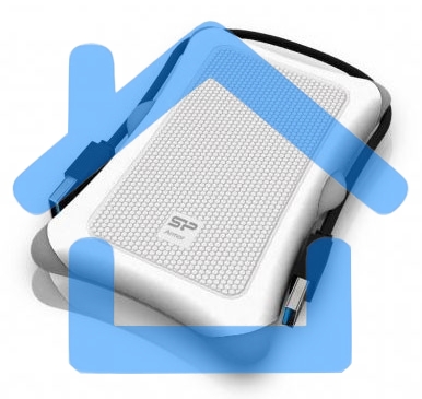 Внешний жесткий диск Silicon Power USB 3.0 1Tb A30 SP010TBPHDA30S3W Armor 2.5