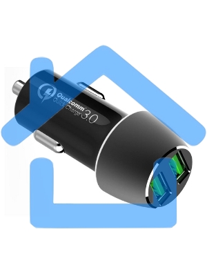 Автомобильное ЗУ ACD ACD-С362Q-V1B 36Вт, 2xUSB QC, 3.6~12В/3А RTL