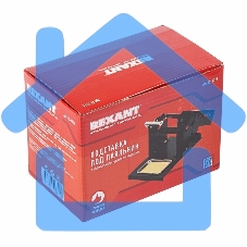 Подставка под паяльник Rexant, металл, держатель припоя, ниша, губка