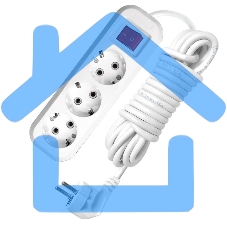 Удлинитель 3х7м с заземл. 16А IP20 S-303 с выкл. ПВС 3х1 UNIVersal 9631988