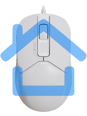 Мышь проводная A4Tech Fstyler FM12 белый, 1200 dpi, USB, кнопки - 3