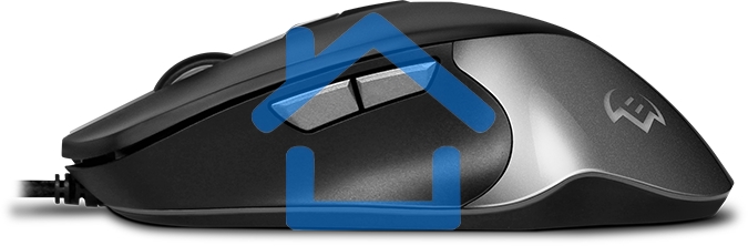 Мышь проводная SVEN RX-G970 черный, 4000 dpi, USB, кнопки - 7