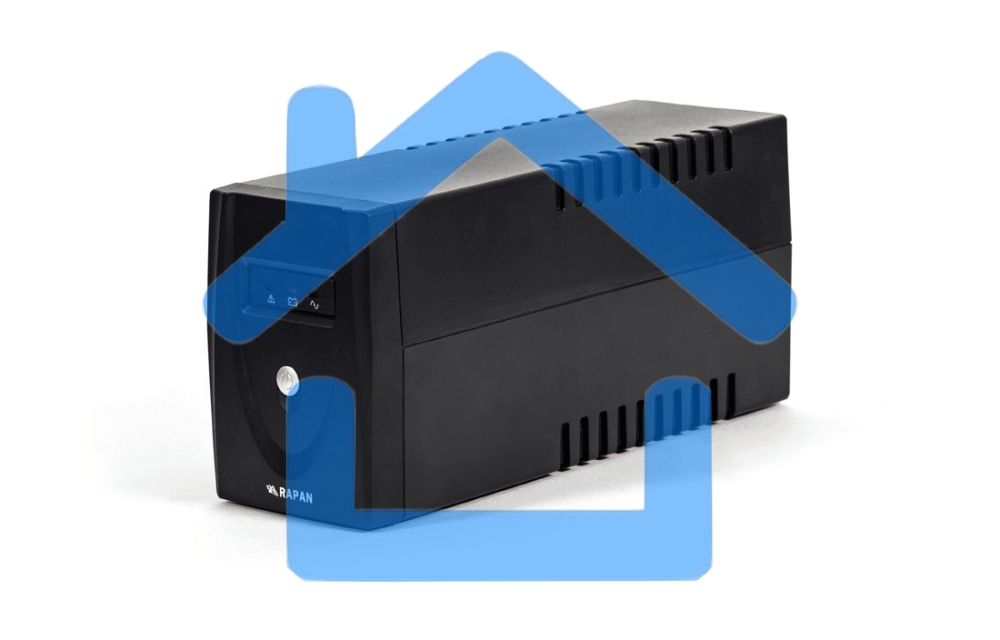 Источник бесперебойного питания RAPAN-UPS 800 220 В 800В.А/480Вт меандр с АКБ 7А.ч интерактивный Бастион 738