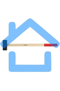 Кувалда Matrix 6000 г, кованая головка, деревянная рукоятка 900 мм