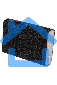 Губка для шлифования, 100 х 70 х 25 мм, овал, средняя жесткость, P60 Сибртех