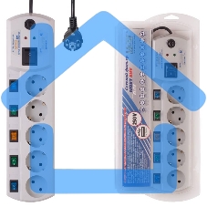 Сетевой фильтр Most EHV 5м (5 розеток) белый (коробка)