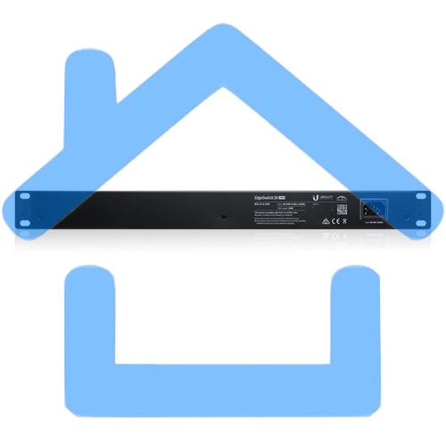 Коммутатор [ES-24-250W EU] Ubiquiti EdgeSwitch 24-250W 24 порта, раздача питания 24/48В на всех портах, суммарная мощность 250W
