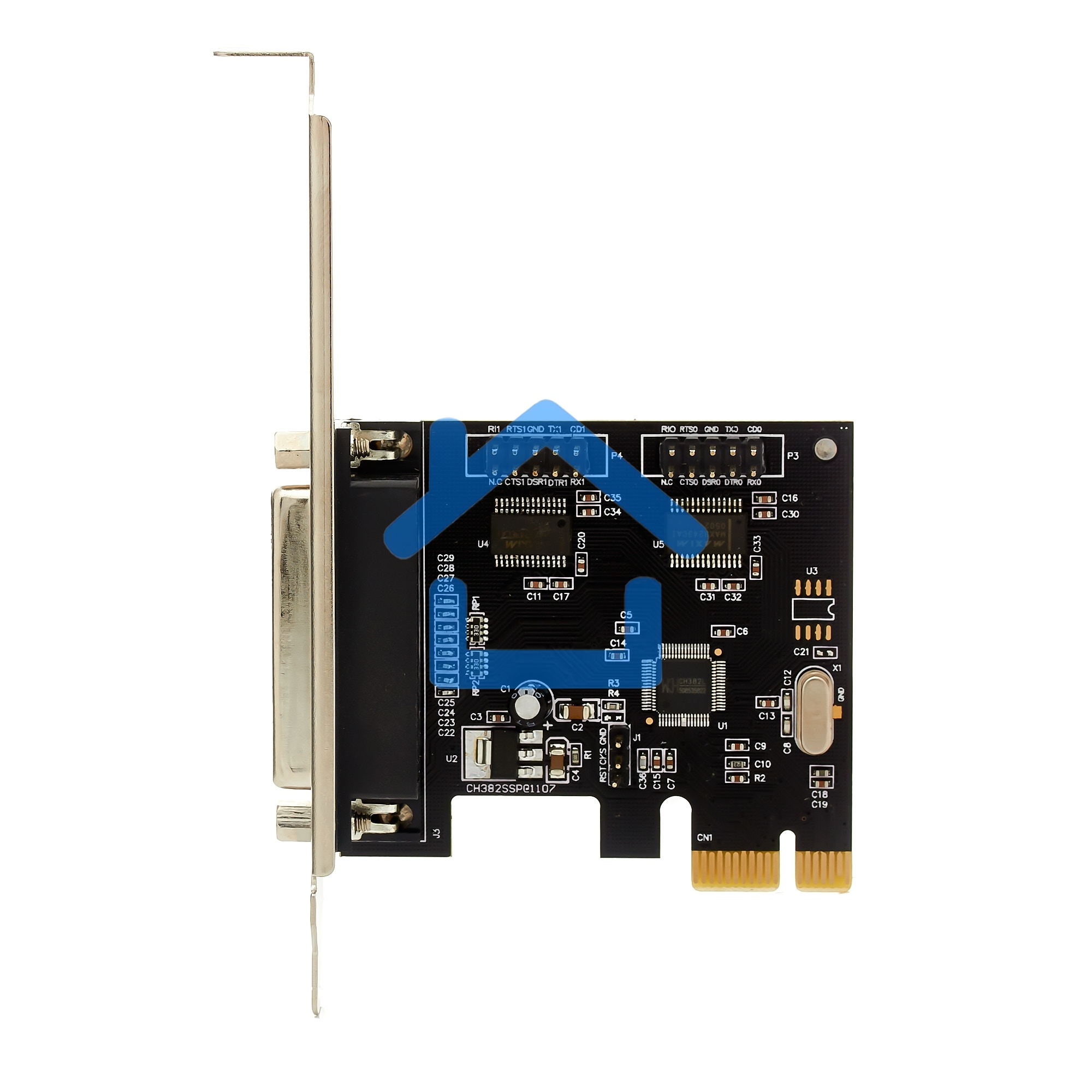 Контроллер ExeGate EXE-303 PCI-E, 2*COM port + 1*LPT (OEM) EX281226RUS